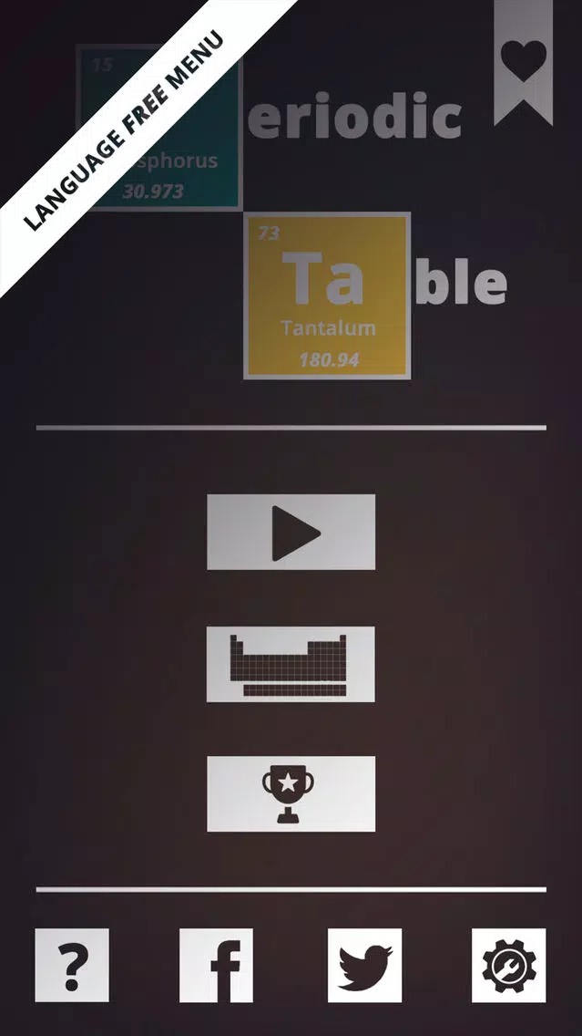 Periodic Table Game Screenshots