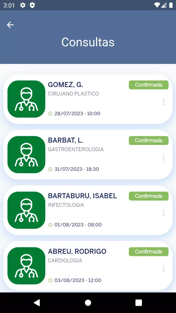 Centro Médico Screenshots