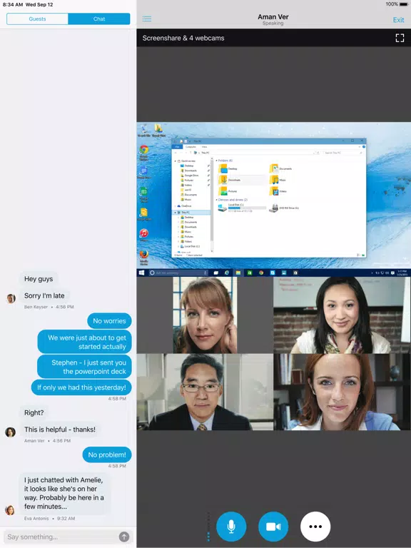 Lumen Workplace iPad Screenshots