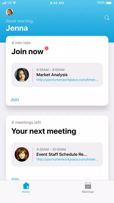 Lumen Workplace Screenshots