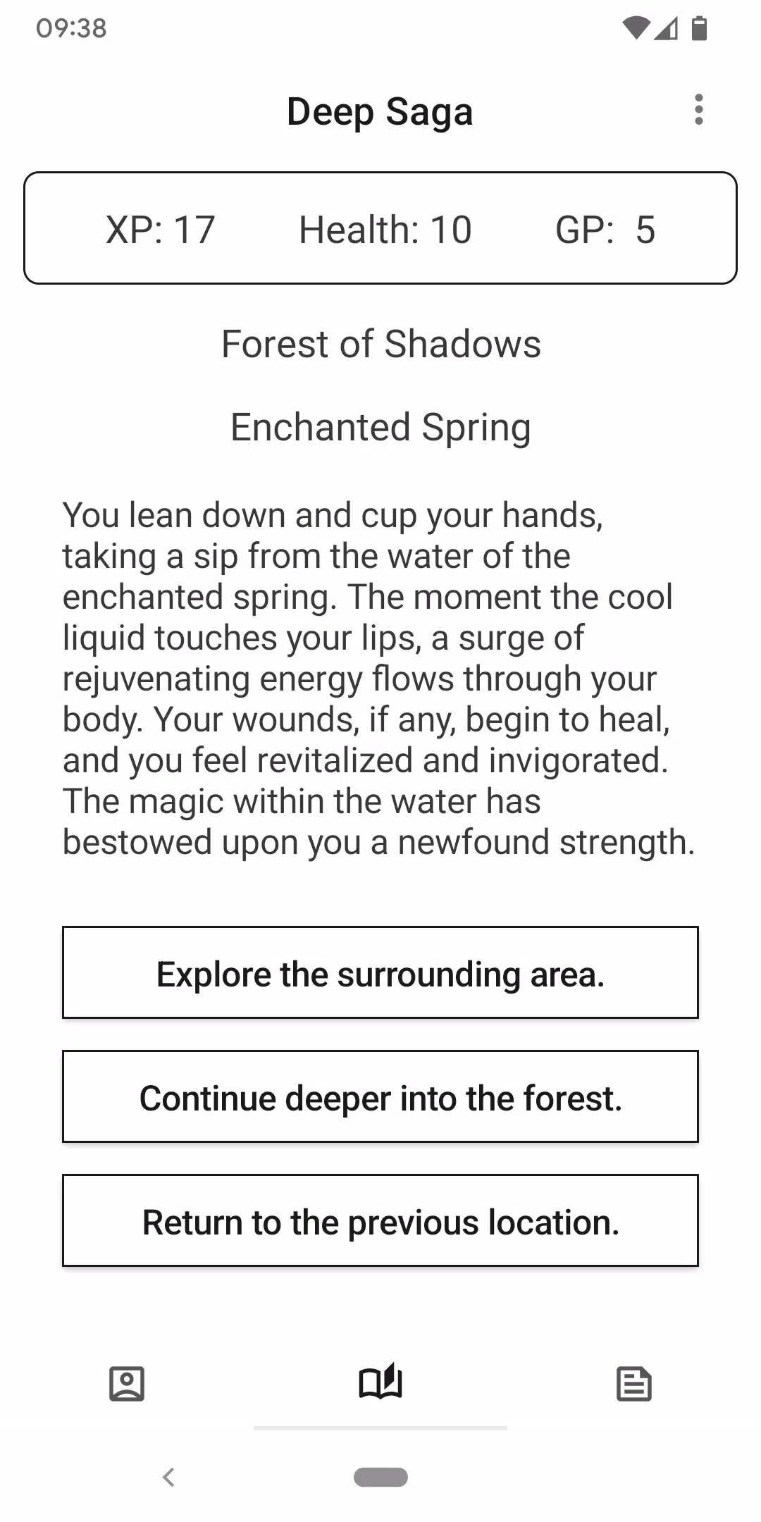 Deep Saga: AI Text RPG Screenshots