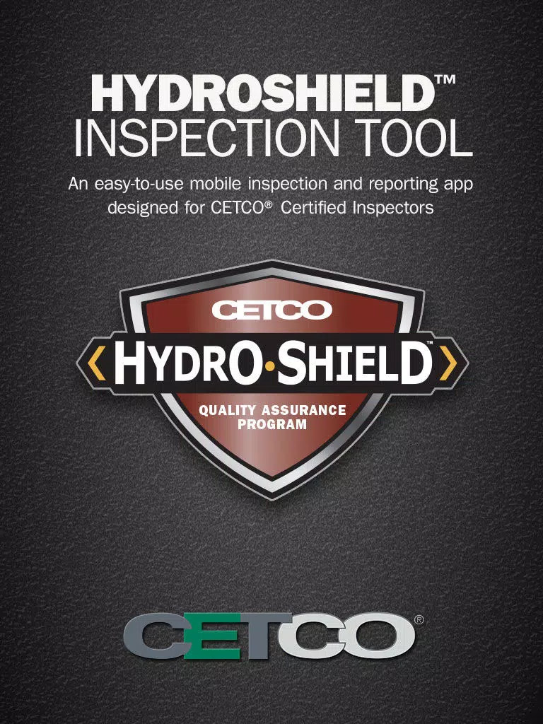 CETCO Hydroshield Inspection Tool iPad Screenshots