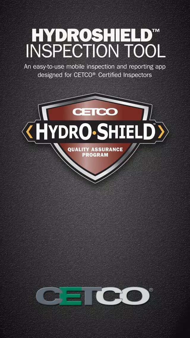 CETCO Hydroshield Inspection Tool Screenshots