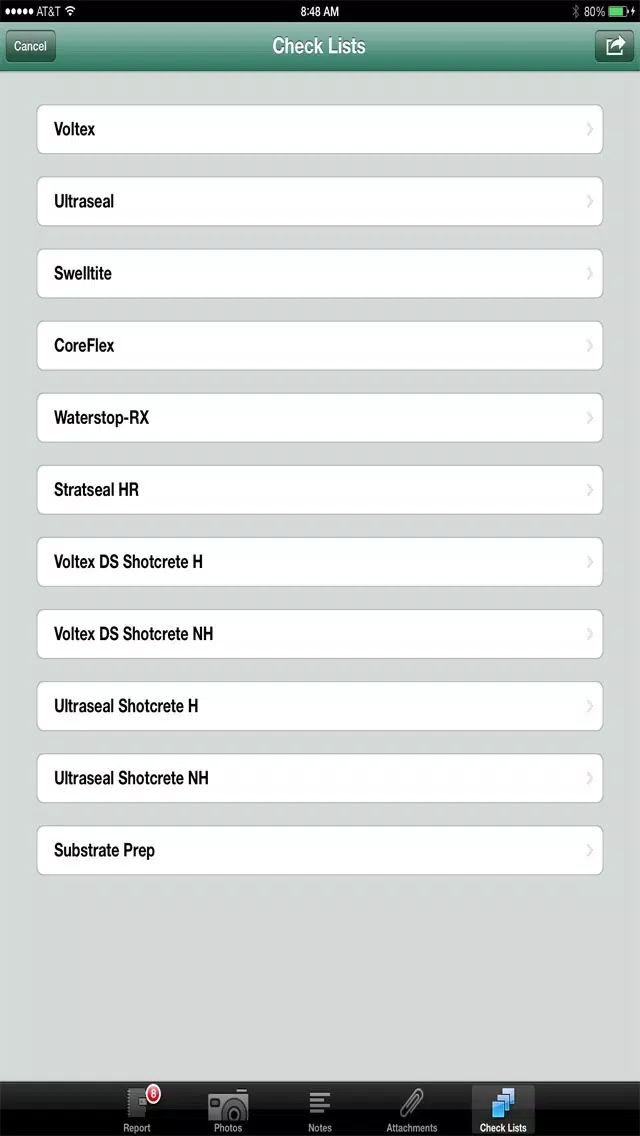 CETCO Hydroshield Inspection Tool Screenshots