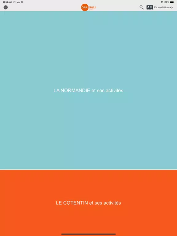 Capturas de pantalla de CFDT Orano R iPad