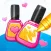 Glitter beauty coloring book