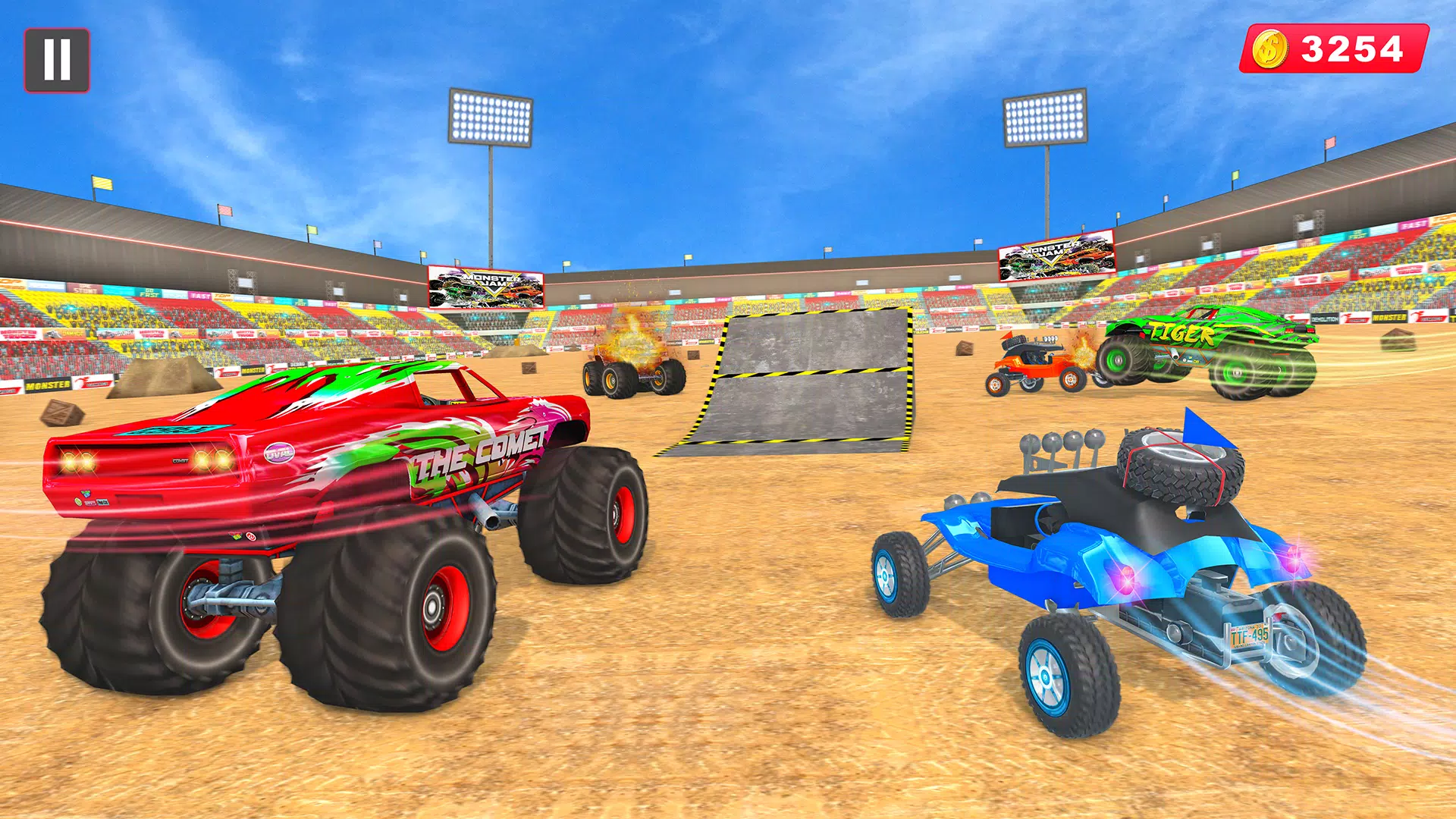 Monster Truck Stunt Race Games Screenshots
