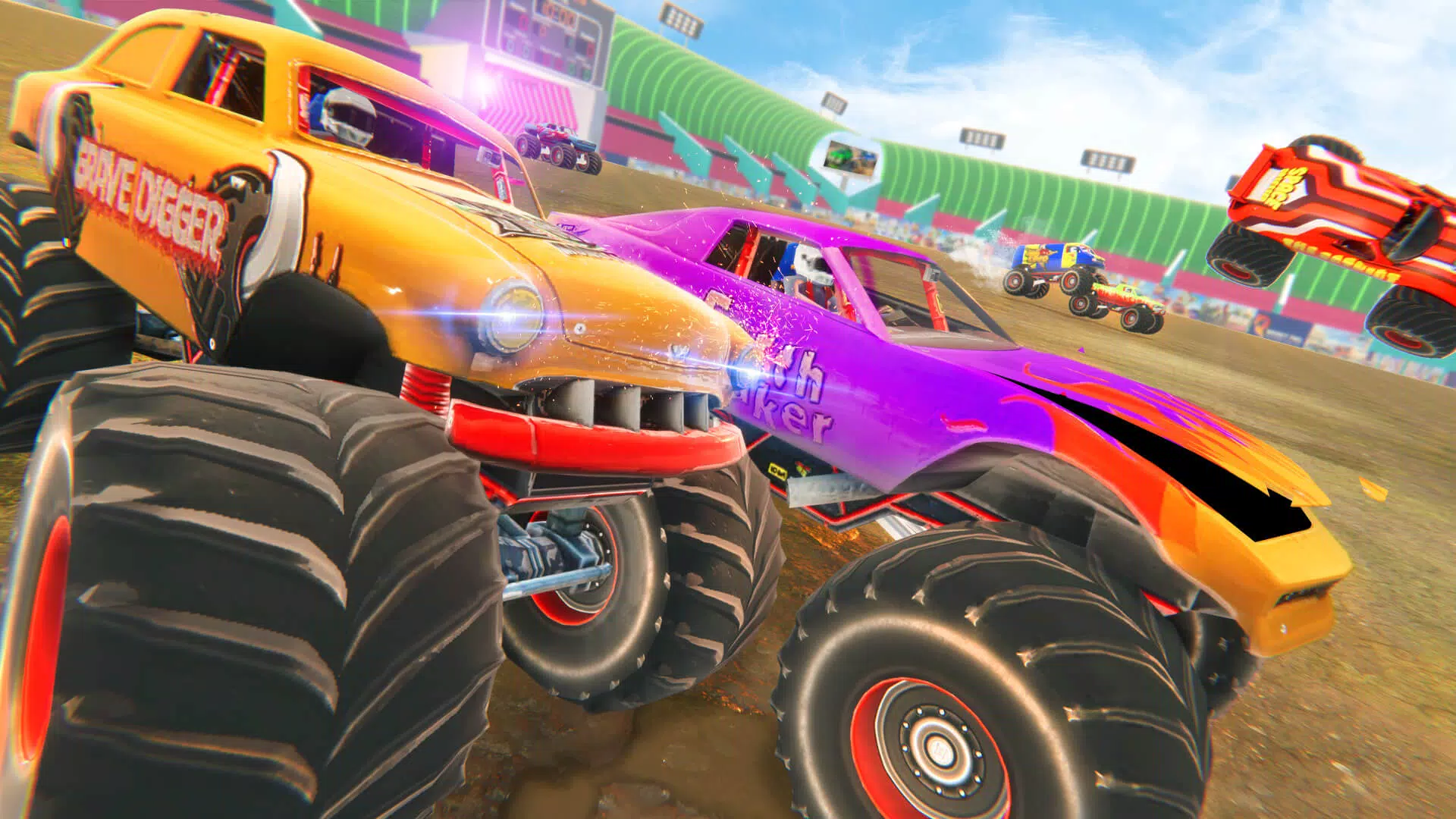 Monster Truck Stunt Race Games Screenshots