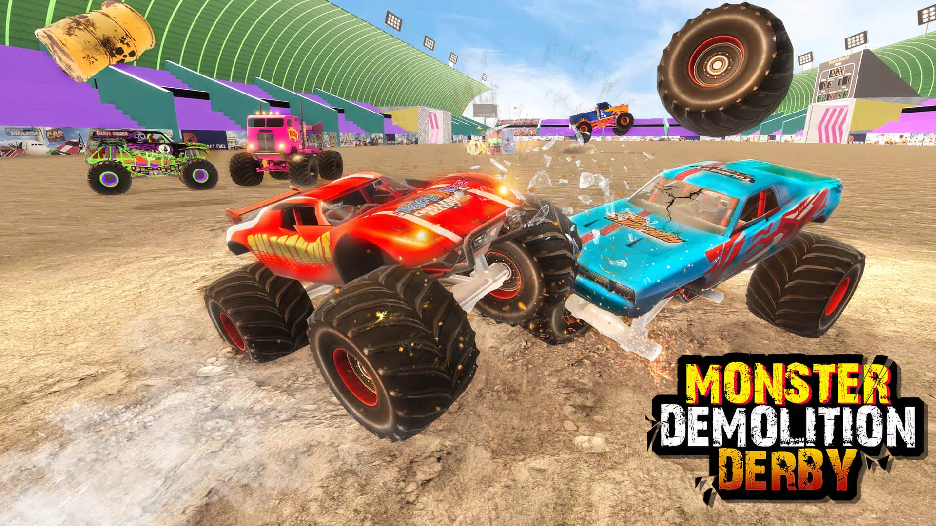 Monster Truck Stunt Race Games Screenshots