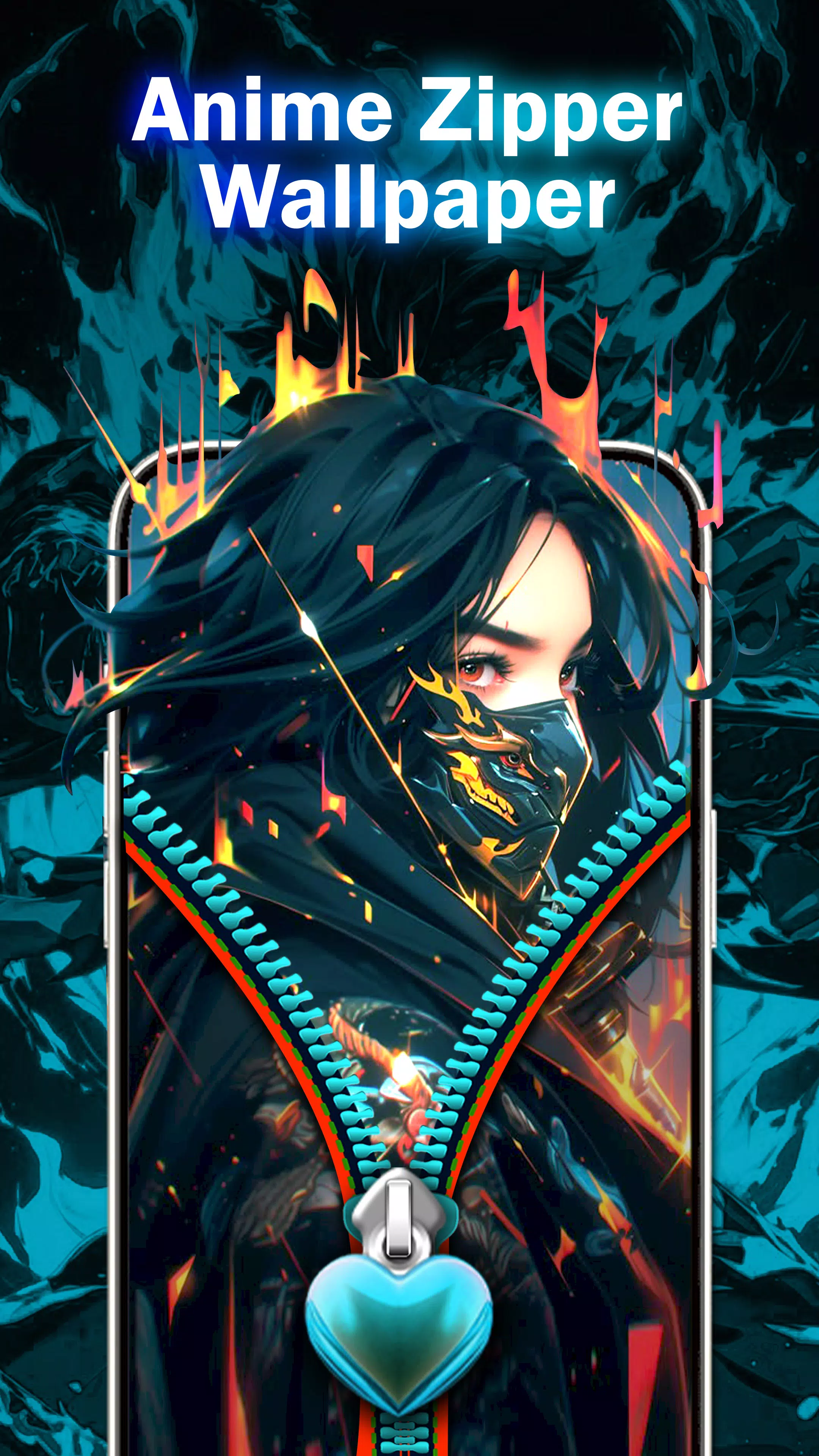 Zipper Lock Screen Wallpaper Screenshots