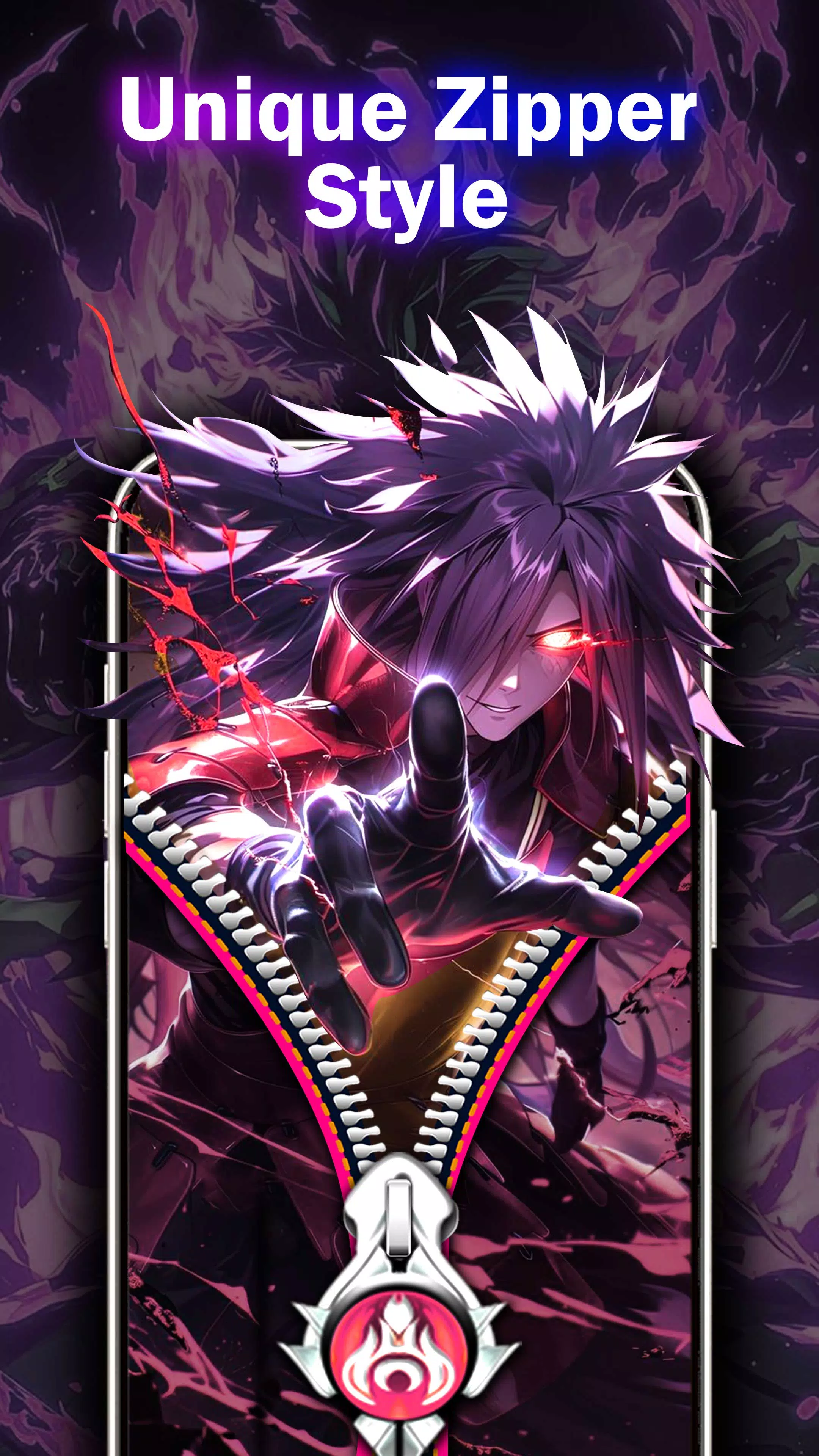 Zipper Lock Screen Wallpaper Screenshots
