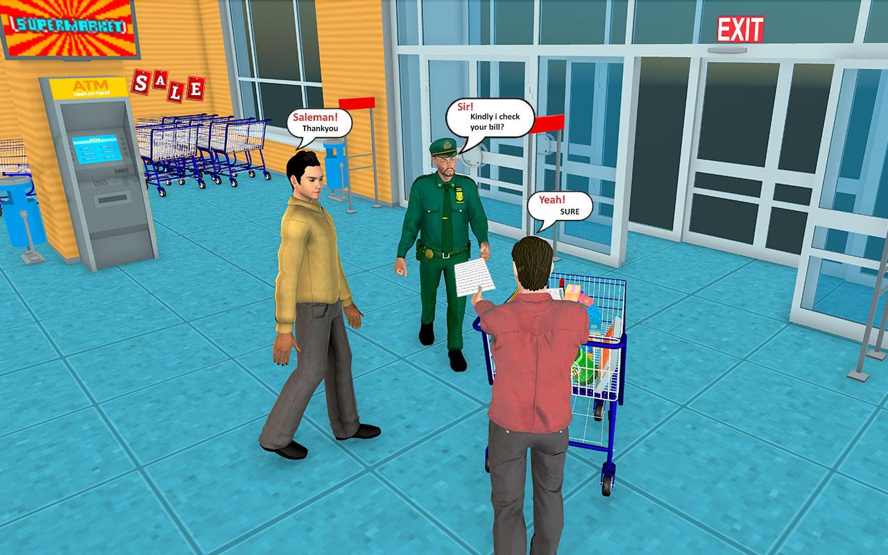Supermarket Grocery Shopping Mall Family Game Screenshots