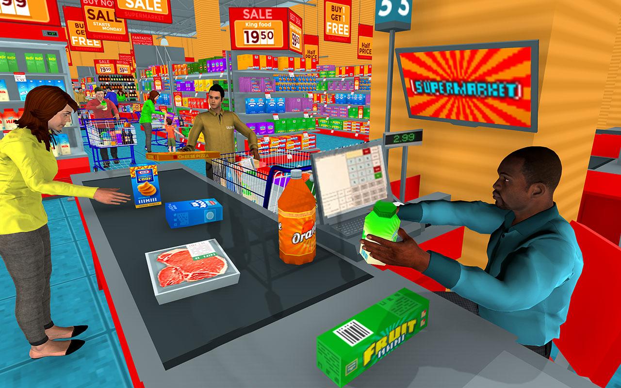 Supermarket Grocery Shopping Mall Family Game Screenshots