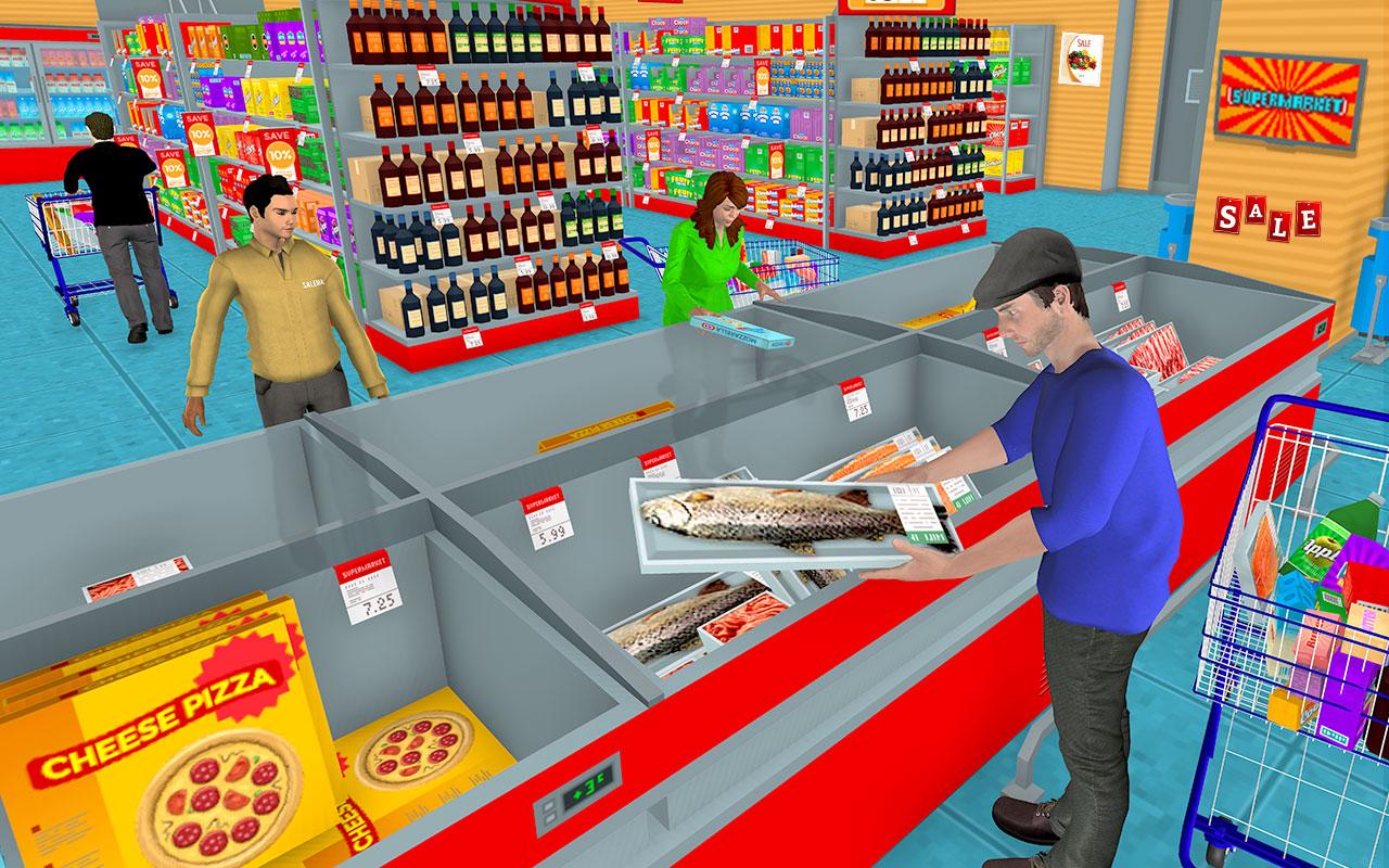 Supermarket Grocery Shopping Mall Family Game Screenshots