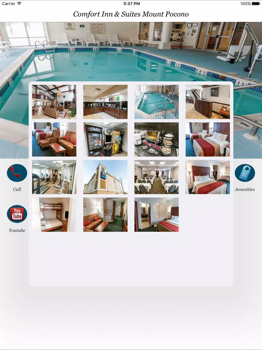 Comfort Inn & Suites Mount Pocono iPad Screenshots
