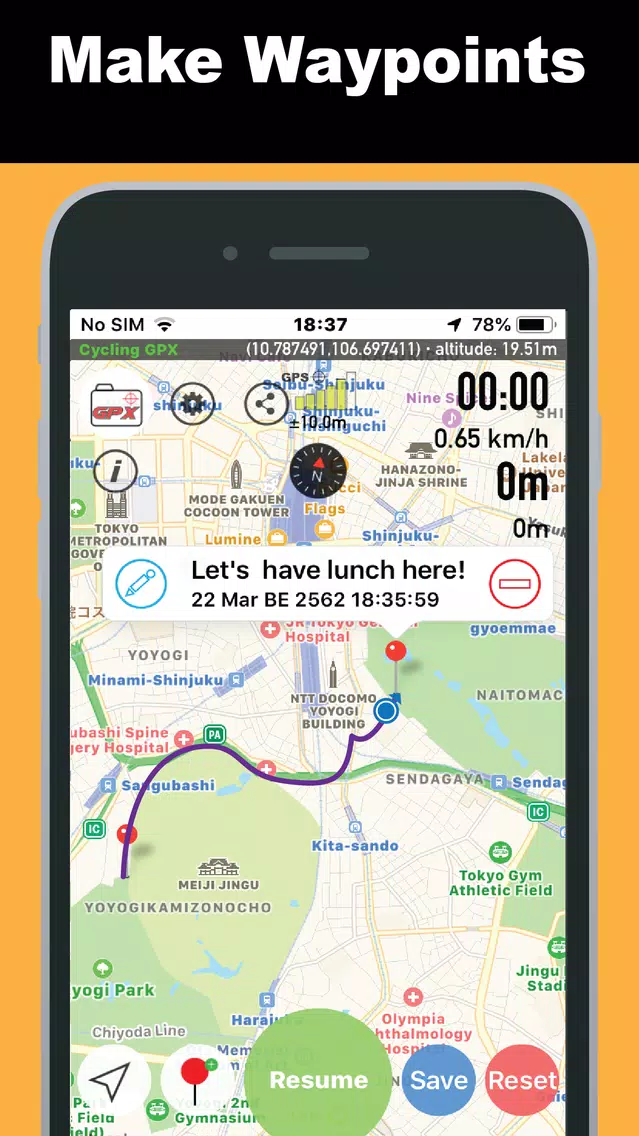 Cycling GPX Tracker Screenshots