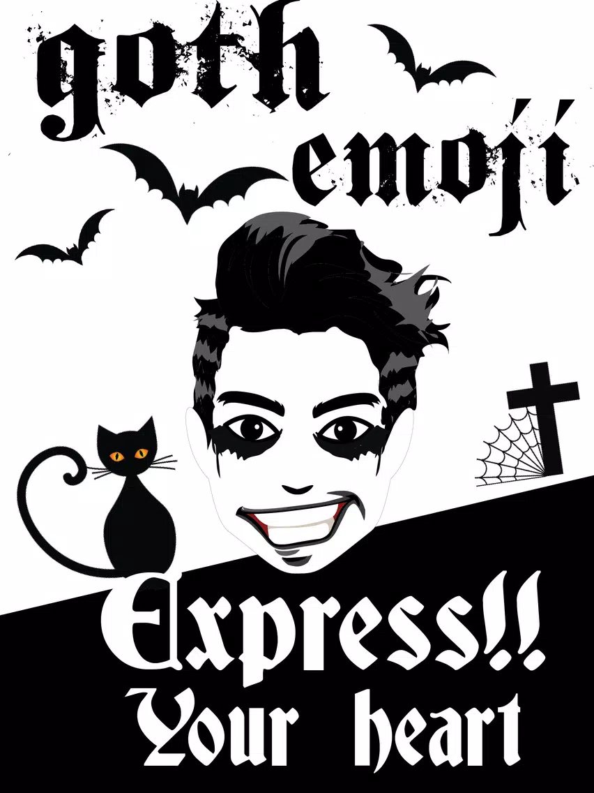 Goth Boy Emoji iPad Screenshots