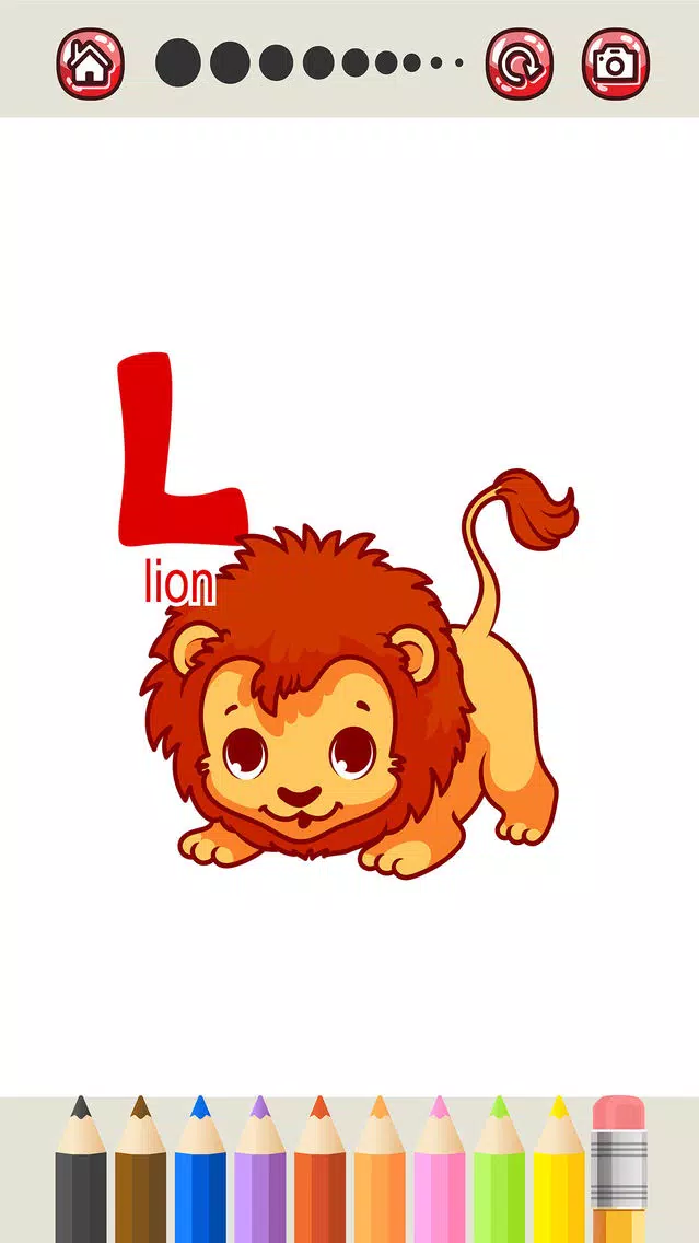 Learn ABC Animals Alphabet and Coloring Page Kids Screenshots