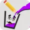 Grima Purple shake Happy Glass