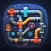 Space Pipes Connect Puzzle
