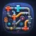 Space Pipes Connect Puzzle