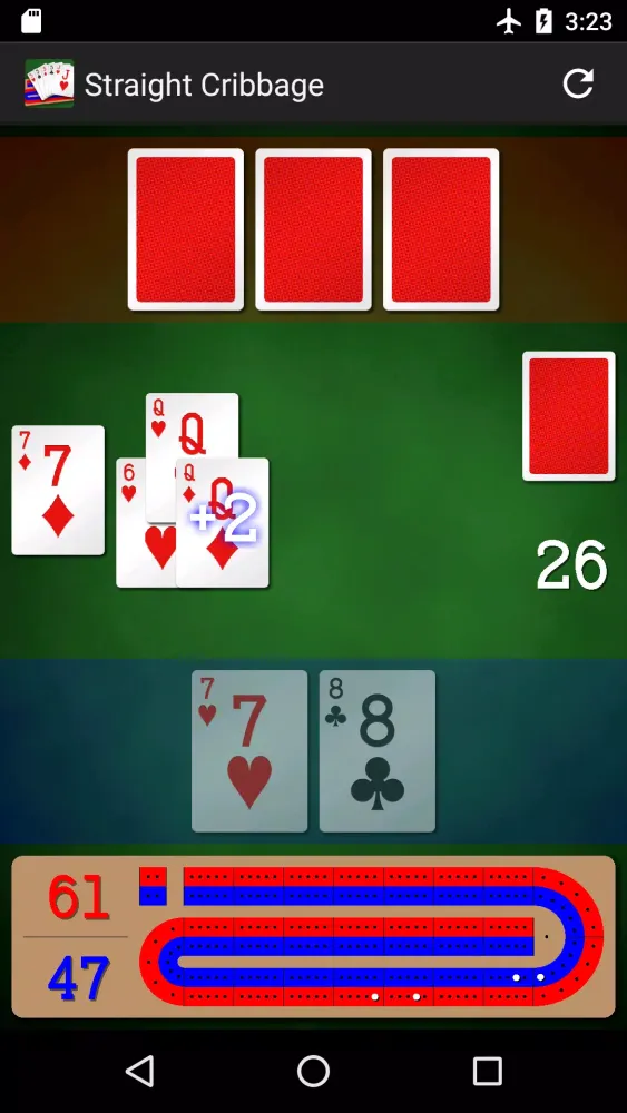 Straight Cribbage Screenshots