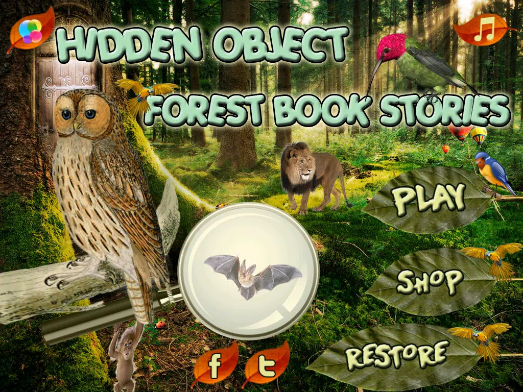 Hidden Object : Forest Book Stories iPad Screenshots