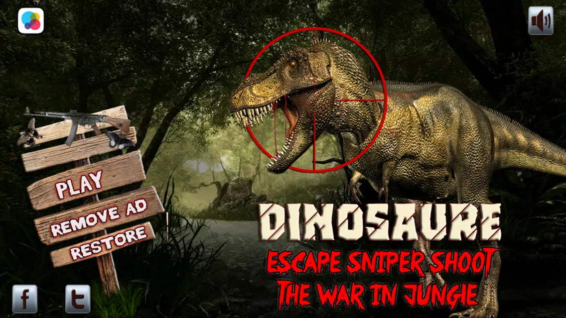 Dinosaurs escape sniper shoot The war in jungle pro Screenshots