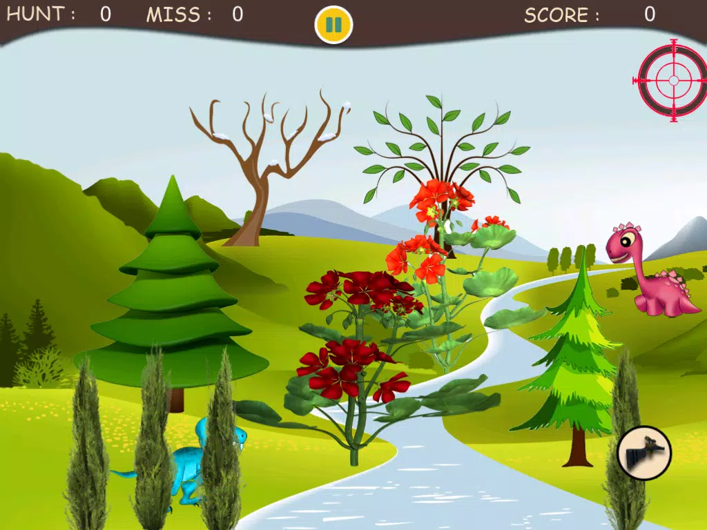 Capturas de tela do Shooting Adventure in Dinosaurs Park : A Dino Shooter Games iPad 