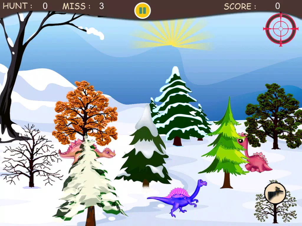 Capturas de tela do Shooting Adventure in Dinosaurs Park : A Dino Shooter Games iPad 