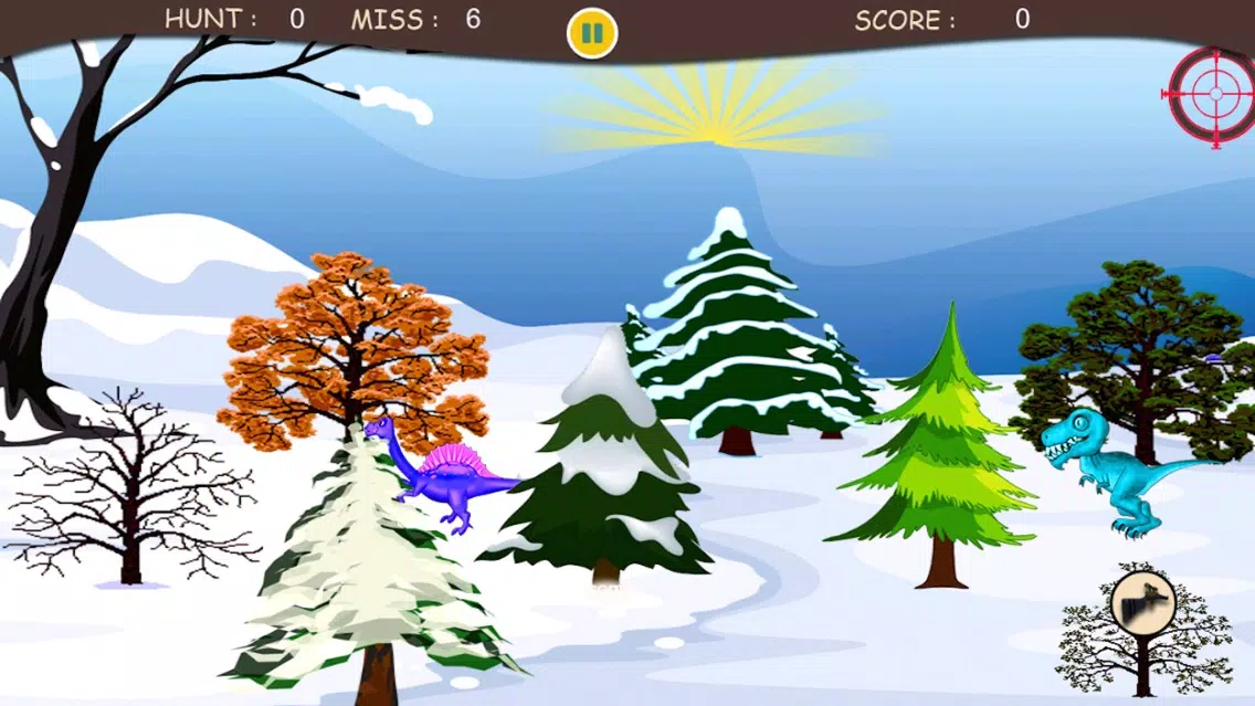 Capturas de tela do Shooting Adventure in Dinosaurs Park : A Dino Shooter Games