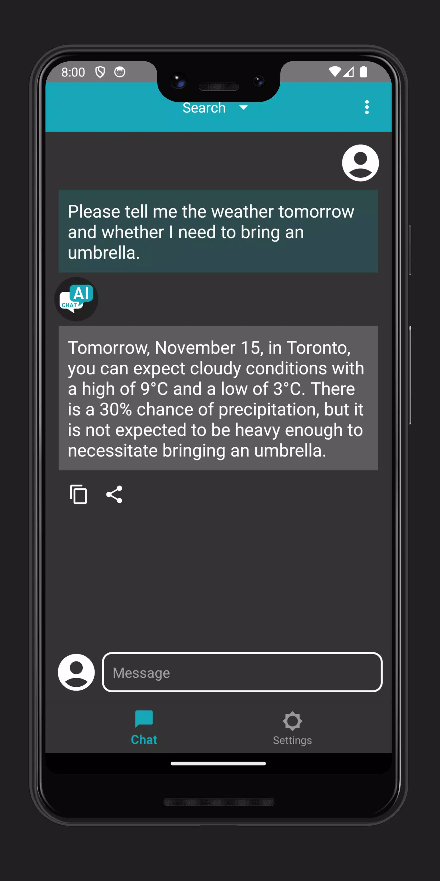 o1 - AI Chat & Search Screenshots