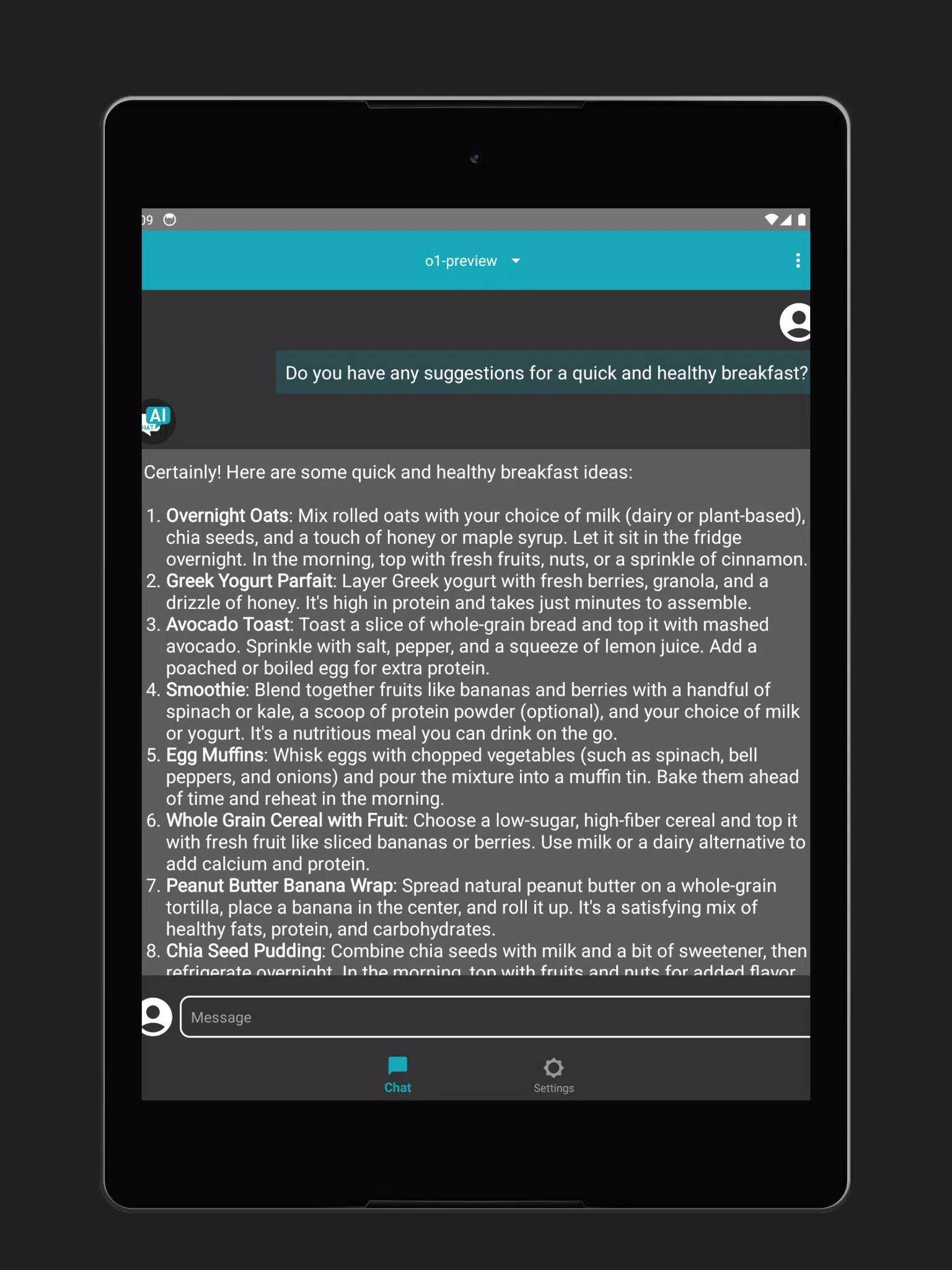 o1 - AI Chat & Search Screenshots