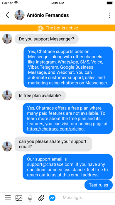 Chatrace Screenshots