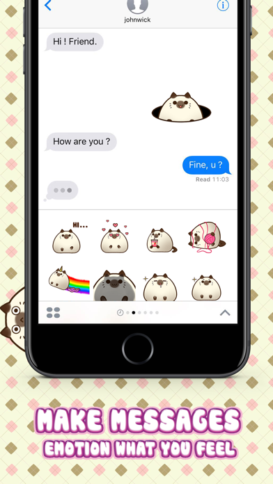 Mochi Cat Stickers for iMessage Screenshots