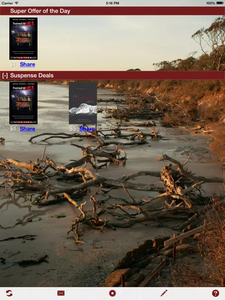 Free Suspense Books iPad Screenshots