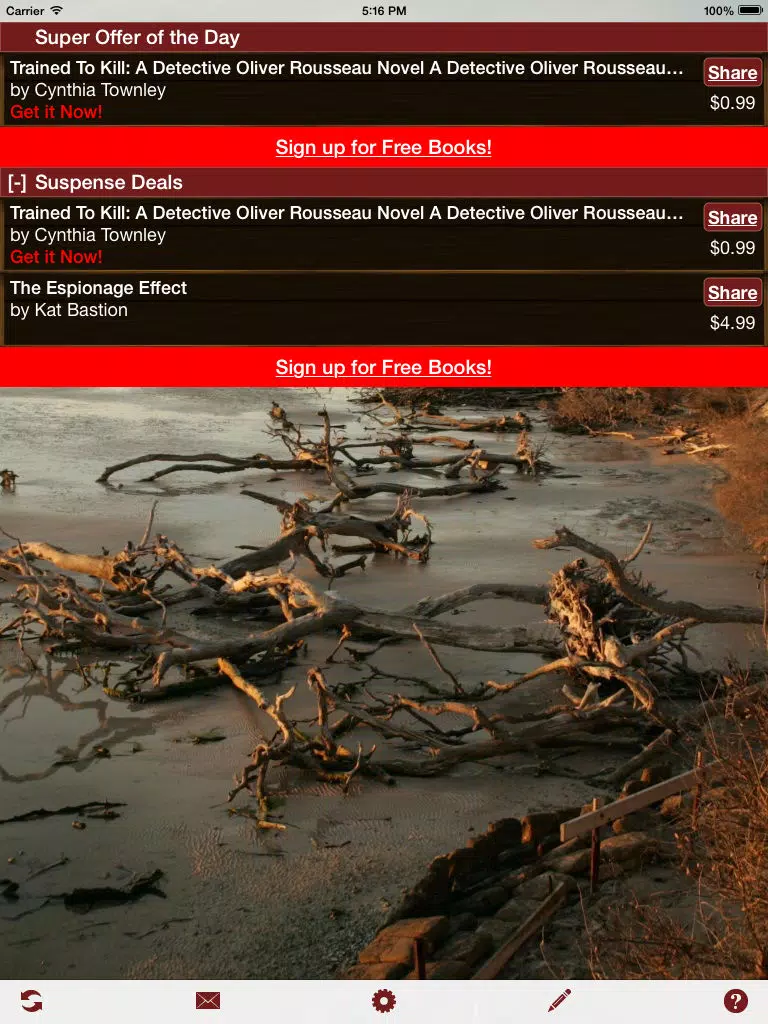 Free Suspense Books iPad Screenshots
