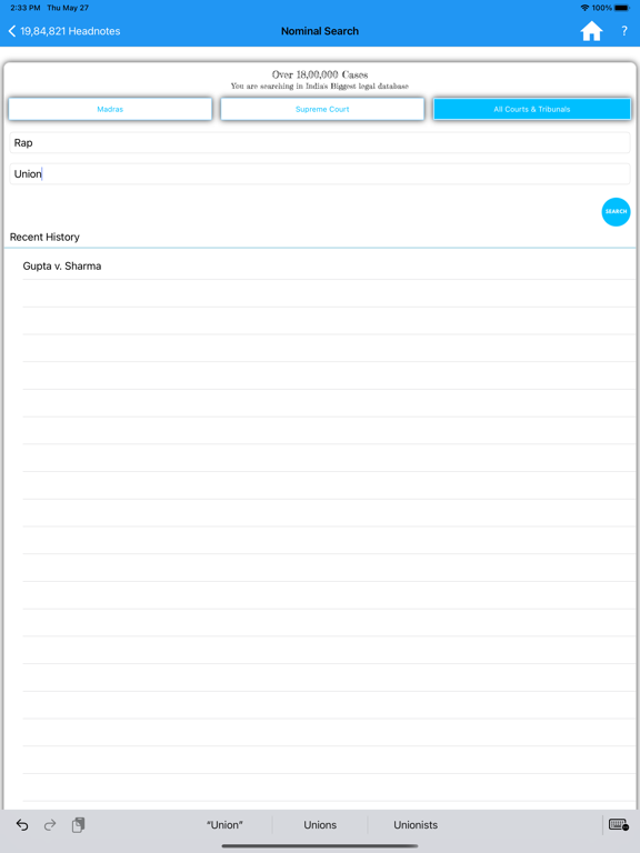 Mega Digest Of Indian Law iPad Screenshots