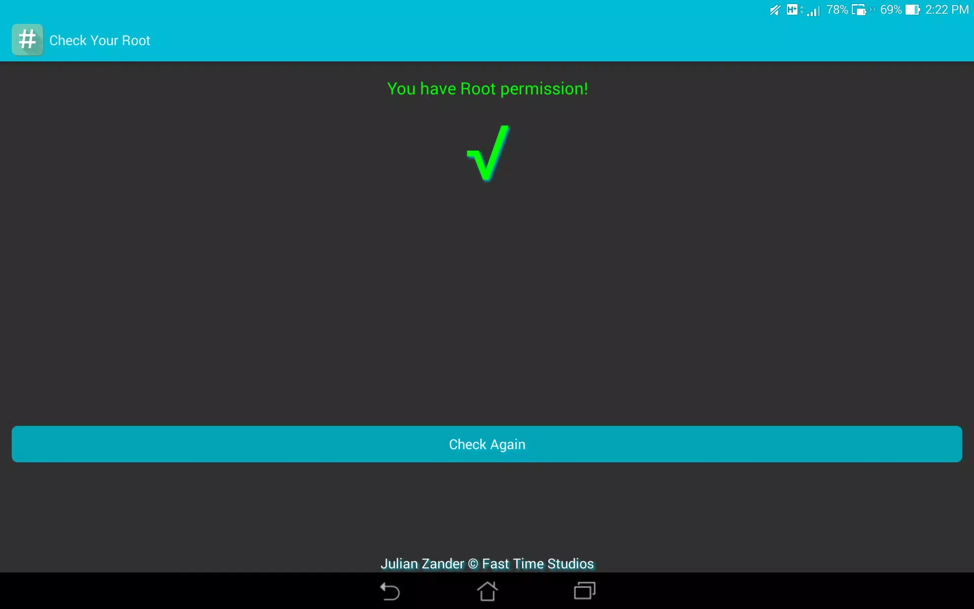 Check Your Root Screenshots