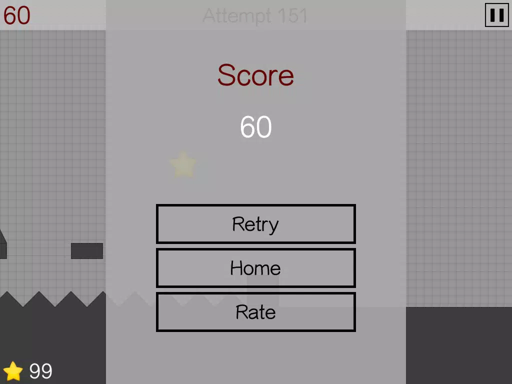 ภาพหน้าจอของ Retry Run iPad 