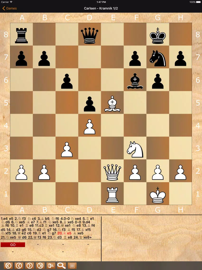 ChessBase Online iPad Screenshots