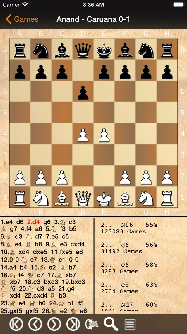 ChessBase Online Screenshots