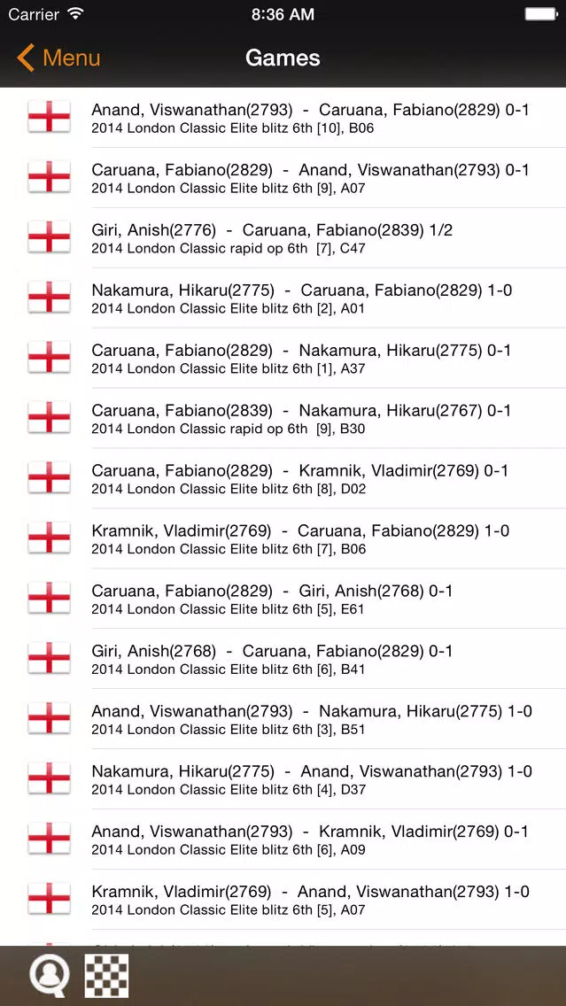 ChessBase Online Screenshots