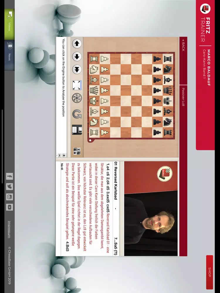 Caro-Kann 1, Marco Baldauf iPad Screenshots