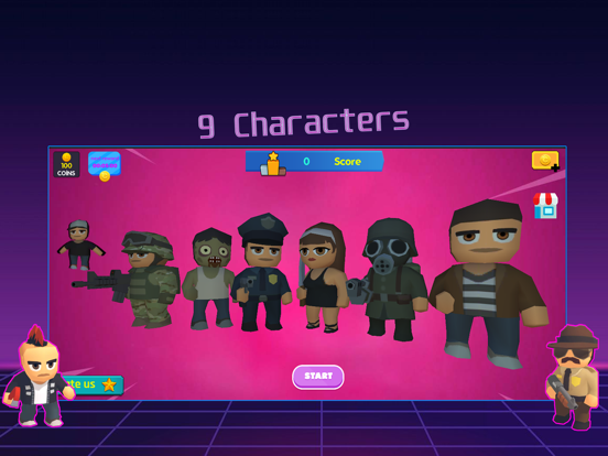 chibi survival: battleground iPad  Screenshots