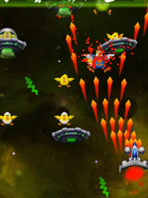 Air Strike Force - Chicken Defense iPad  سکرین شاٹس
