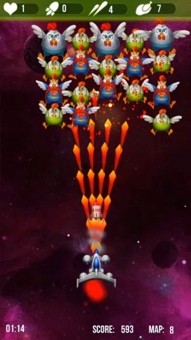 Air Strike Force - Chicken Defense سکرین شاٹس