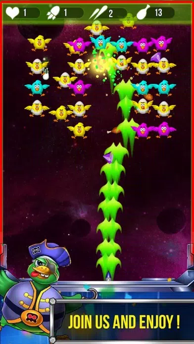 Galaxy Fighter War - Chicken Ship應用截圖