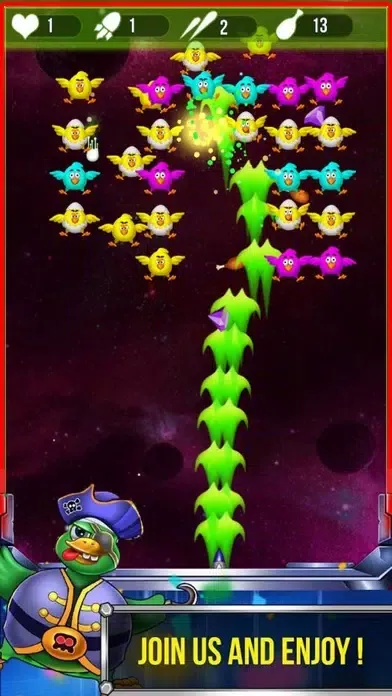 Galaxy Fighter War - Chicken Ship Screenshots