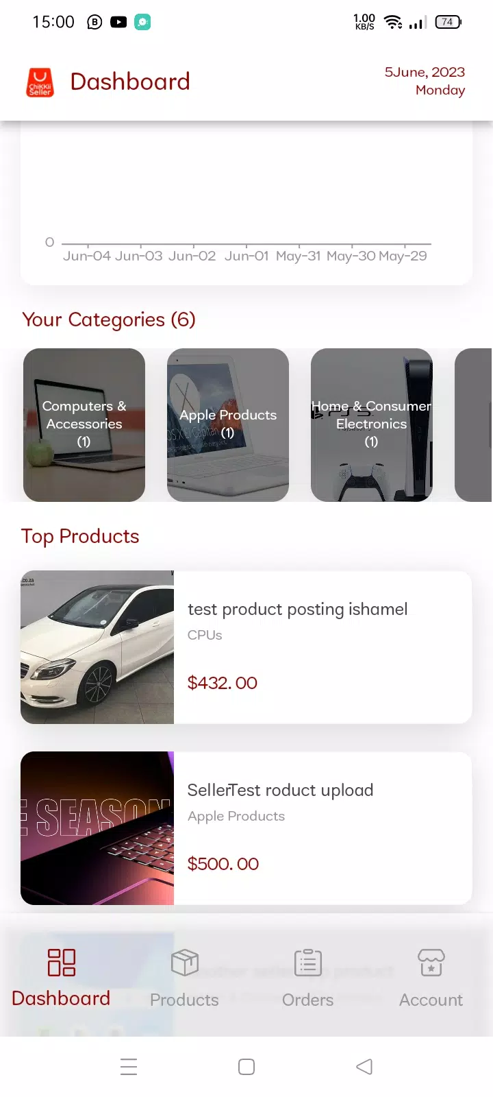 ChiKKii B2B Seller Screenshots